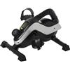 SUGIFT Mini cyclette da camera per l'allenamento delle gambe con cinghia di fissaggio, tappetino antiscivolo, 8 livelli di resistenza magnetica, display LCD per velocità/distanza/tempo/calorie, compatta e portatile, 53 x 44 x 34 cm