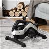 SUGIFT Mini cyclette da casa, con 8 livelli di resistenza, display LCD, adatta per braccia e gambe, colore nero e argento | Dimensioni: 53x44x34 cm | Peso: 8,36 kg | Sistema magnetico