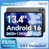 Teclast T65 Tablet Android 16 con Display 13.4" 120Hz, Processore Octa-Core T7280, 26GB RAM (6GB+20GB Espandibili), 128GB ROM, 4G LTE, GPS, Batteria 8000mAh, Type-C