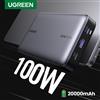 UGREEN 100W Ricarica rapida Batteria esterna Power Bank 20000mAh PD3.0 PowerBank per laptop Notebook iPhone 16 Pro Max Carica rapida