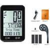 Bikevee Computer per Bicicletta Wireless con 8 Lingue e 16 Funzioni, Impermeabile, GPS, Tachimetro, Contachilometri, Accessori per Ciclismo