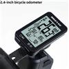Bikevee Computer da bici GPS Computer da bicicletta wireless Schermo LCD 2.4 Tachimetro da ciclismo Contachilometri con retroilluminazione automatica e staffa