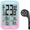 Bikevee Computer da bici Contachilometri da bicicletta GPS wireless MPH KM/H Tachimetro da bici Contachilometri da ciclismo Tracker Display LCD con retroilluminazione