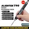 ALIENTEK T90 Saldatore Intelligente 140W Display Digitale Portatile Automatico Sonno PCB Saldatore di Precisione Kit di Strumenti di Riparazione