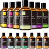 MAYJAM 100ML Puro Pianta Olio Essenziale Menta Bergamotto Patchouli Citronella Grass di Limone Manomilla Cedro Per Reed Diffusore Umidificatore