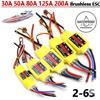 YSIDO Impermeabile Brushless RW.RC 30A 50A 80A 125A 200A ESC Regolatore di Velocità 2-6S Lipo 5V/5A BEC Con UBEC per RC Barca Modello di Nave parti