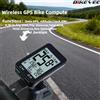 Bikevee Computer da bicicletta GPS Contachilometri da ciclismo wireless Tachimetro Cronometro Tracker Schermo LCD con staffa retroilluminata Accessori bici