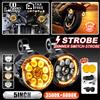 CO LIGHT 5 "Fari LED per moto Fari anteriori fendinebbia alti e bassi Fari aggiuntivi con dimmer per BMW R1200GS F800GS F700G