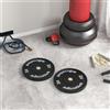 SPORTNOW Set di 2 Dischi Palestra da 10 kg, Dischi per Bilanciere e Manubri con Attacco Ø5 cm per Allenamento a Casa e Palestra, Nero