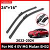 PINMOAP Tergicristallo per Auto Adatto per MG 4 EV MG Mulan EH32 2022-2024 24"+16" Tergicristallo Silenzioso di Alta Qualità Accessori Auto