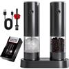 CLITON Macinapepe e macinasale automatico ricaricabile USB MINI, 1 pezzo/2 pezzi, con regolazione della macinatura, per la cucina.