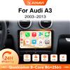Ainavi Autoradio Android Ainavi con Carplay Wireless, Navigazione GPS per Audi A3 8P 2003 - 2013, Android Auto, 4G, Lettore Multimediale per Auto, SWC, BT5.0, HD IPS, HDMI Out, MP5, FM, AM, RDS, Giroscopio,