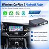 AUTOABC Nuovo Aggiornamento CarPlay Wireless e Android Auto per Alfa Romeo Stelvio / Giulia 2017-2019 con Telecamera Originale e Accessori Airplay