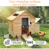 HGTUGO Porta Automatica per Pollaio, Porte in Alluminio con Timer e Meccanismo di Protezione, Porta Automatica Impermeabile per Pollaio