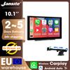 Jansite 7/10.1" Navigatore GPS portatile per auto con Carplay wireless e Android Auto, Bluetooth AUX FM universale
