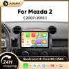 Ainavi Autoradio Ainavi per MAZDA 2 Mazda2 2007 2008 2009 2010 2011 2012 2013 2014 Carplay Wireless Multimedia Android Auto 4G Stereo 2Din