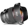 Meike 8mm f3.5 obiettivo Fisheye Ultra largo per fotocamere Canon EOS EF /Nikon F-Mount con cornice APS-C/completa