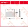 TRW Pastiglie Freno Organiche MCB 542