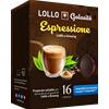 Lollo Caffè Ginseng Solubile, Capsule Lollo Caffè Compatibili A Modo Mio, 16 pezzi