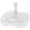 Base per ombrellone in plastica bianco 45x45 cm Ø 32 mm