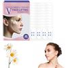 Generico V-Face Lifting Nastro adesivo invisibile, nastro adesivo impermeabile per il lifting del viso, strumento di trucco istantaneo per le rughe, adesivi lifting per doppio mento, collo e rughe (40 Pezzo)