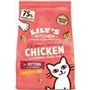 Lily's Kitchen Natural Kitten, cibo secco per gatti, pollo e pesce bianco, 800 g