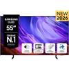Samsung OLED AI TV 55" QE55S85HAEXZT 4K, Processore NQ4 AI Gen2, 4K AI Upscaling, Schermo antiriflesso, OLED HDR, Motion Xcelerator 120Hz, Dolby Atmos & OTS Lite, Contour Design, Vision AI Smart TV, 2026