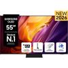 Samsung OLED AI TV 55" QE55S95HFTXZT 4K, Processore NQ4 AI Gen3, 4K AI Upscaling Pro, Glare Free, OLED HDR Pro, Motion Xcelerator 165Hz, Dolby Atmos & OTS+, Infinity One Design, Vision AI Smart TV, 2026