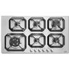 Lofra HLS9S0 Piano Cottura Gas 6 Fornelli 90 cm Acciaio inossidabile