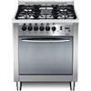 Lofra C76MF/C Cucina Gas 5 Fornelli con Forno Elettrico da 70 cm Acciaio inossidabile