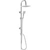 Eurodoccia Colonna Doccia Con Deviatore e Soffione Inox Quadrato 20x20 - Vittoria