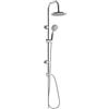 Eurodoccia Colonna Doccia Con Deviatore Soffione Inox Ø20 e Braccio 32 cm - Cuba
