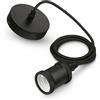 PHILIPS CORD/modern/E27/black 1CT EU RF
