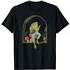 Cottagecore Aesthetic Frog Lover Cottagecore - Rana estetica Gioca Banjo su Fungo Carino Maglietta