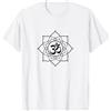 Om Symbol in Lotus Yoga / Meditation Des Lotus Ohm/Om Simbolo Yoga e Meditazione Design Maglietta