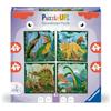 Ravensburger Puzzle UP 12004003 - Dinosauri - 4 puzzle da 25, 36, 42, 56 pezzi da combinare e con un libretto informativo aggiuntivo, per puzzle sui dinosauri dai 4 anni in su