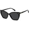 Carrera POLAROID, GAFAS DE SOL, PLD 4198/S/X, BLACK, 56, (WOMAN)