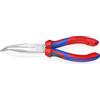 KNIPEX Pinza per meccanica - con becchi mezzotondi con tronchese, 26 25 200 | (pinza a becchi di cicogna); cromata con manici comfort 200 mm