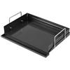 VEVOR Piastra da Griglia per BBQ in Acciaio al Carbonio Superficie Piana Vassoio Raccogli Grasso, Area di Cottura 43x29cm, per Bistecca, Hamburger, Frutti di Mare, Antiaderente, Picnic, Campeggio
