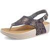 Fly Flot Sandalo Infradito Donna in Microfibra con Cinturino Regolabile, Fodera Traspirante Air Flot, Sottopiede in Evopell
