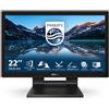 Philips B Line 222B9TA/00 Monitor PC 54,6 cm (21.5) 1920 x 1080 Pixel Full HD LCD Touch screen Da tavolo Nero