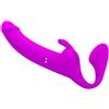 HIGH TECH PRETTY LOVE - ZANINI STRAPLESS STRAP-ON 10 VIBRAZIONI VIOLA