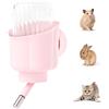 DONGKER Bottiglia D'acqua per Piccoli Animali 300 ml, Dispenser Acqua per Gabbia, Antigoccia, Distributore D'acqua per Criceti, Gatti, Conigli, Porcellini D'India, Piccoli Conigli e Cincillà