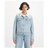 LEVI'S ® Levi's® Giacca Sherpa Trucker Original Light Blue Denim Donna