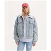 LEVI'S ® Levi's® Giacca Sherpa Trucker Anni 90 Light Blue Denim Donna