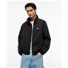 Tommy Jeans Giacca idrorepellente con zip e logo Black Uomo