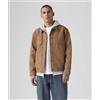 LEVI'S ® Levi's® Giacca Trucker Western In Pelle Shorthorn Marrone Uomo