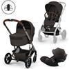 Cybex Gold - Cybex Gold Trio New Balios S Lux 2026 Chocolate Brown Navicella Richiudibile Con Cloud G