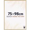 Dutch Frame Factory - Cornice 75x98 cm Faggio Chiaro - Plastica | Vetro acrilico antiriflesso, Montaggio a parete, Adatta per foto, poster o puzzle, Made in Holland