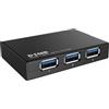 D-Link DUB-1340/E 4 Porte Hub USB 3.0 Nero [DUB-1340/E]